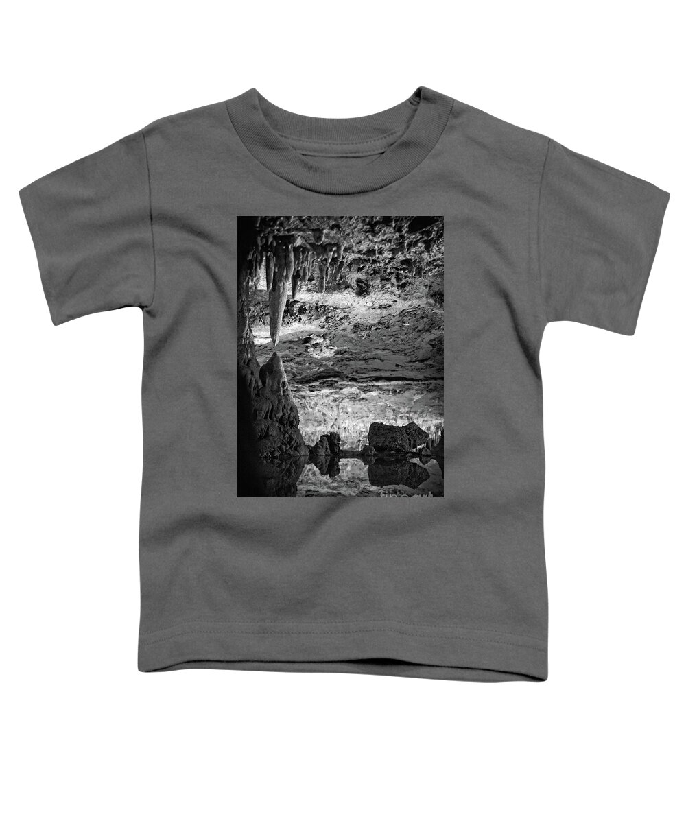 Cave Toddler T-Shirt featuring the photograph Peaceful Mirror by Kathy Strauss