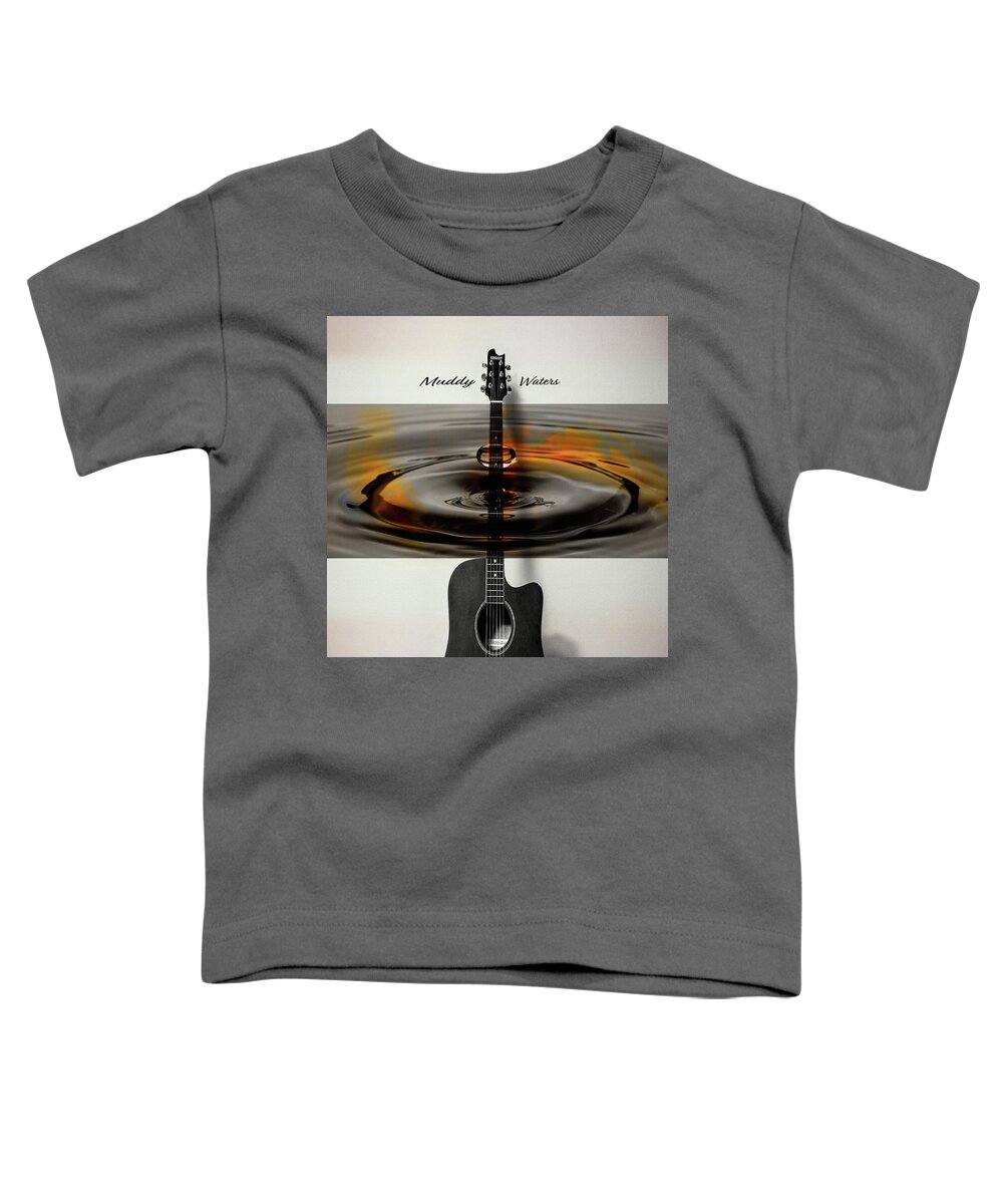 Modern Toddler T-Shirt featuring the digital art Muddy Waters by Andrew Penman
