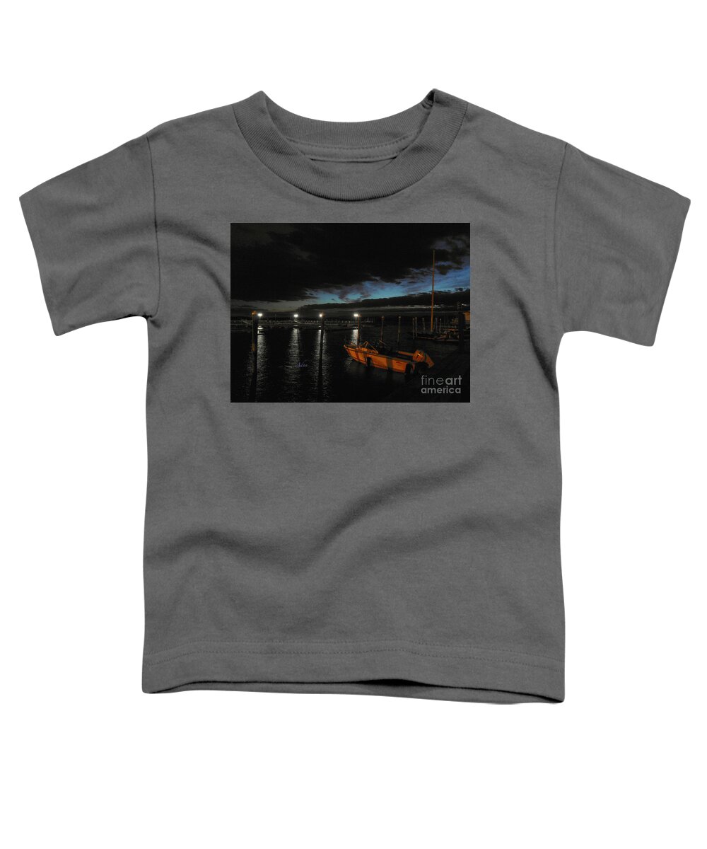 Perkins Pier Toddler T-Shirt featuring the photograph Perkins Pier Sunset by Felipe Adan Lerma