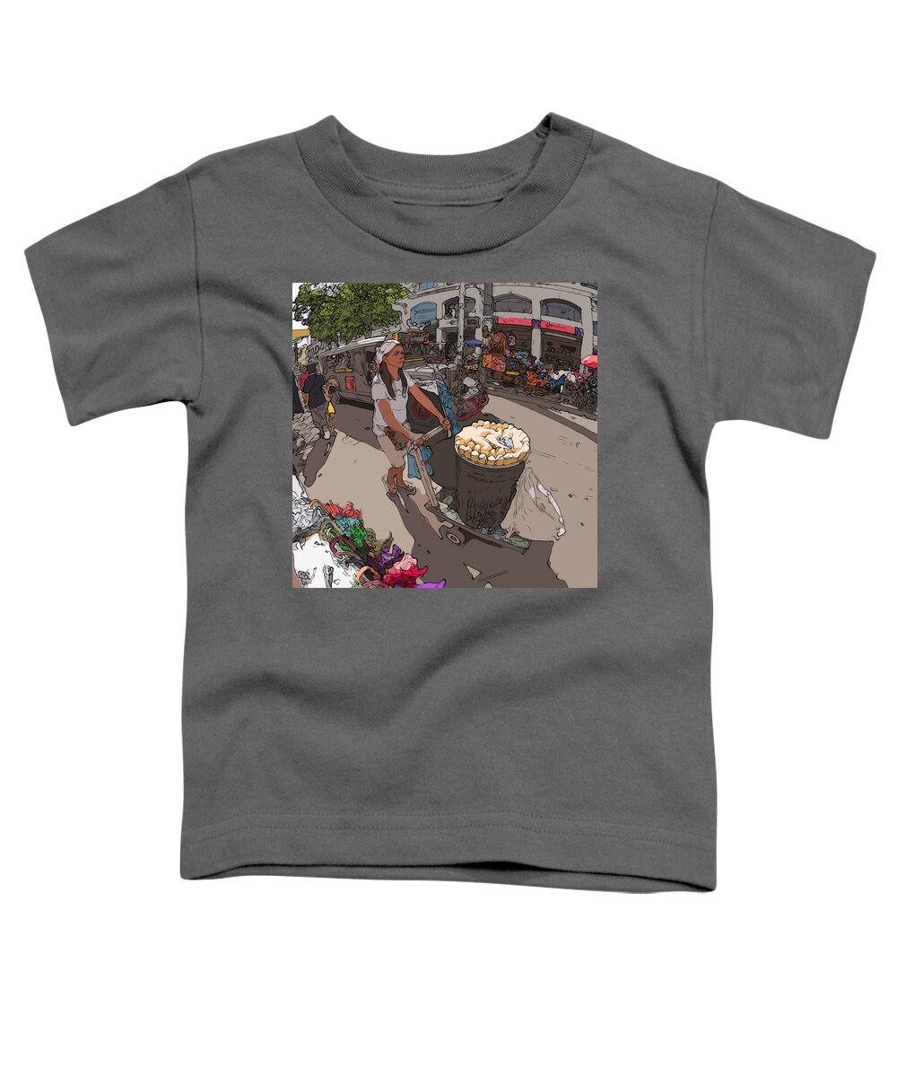 Philippines Toddler T-Shirt featuring the painting Philippines 1265 Mais by Rolf Bertram