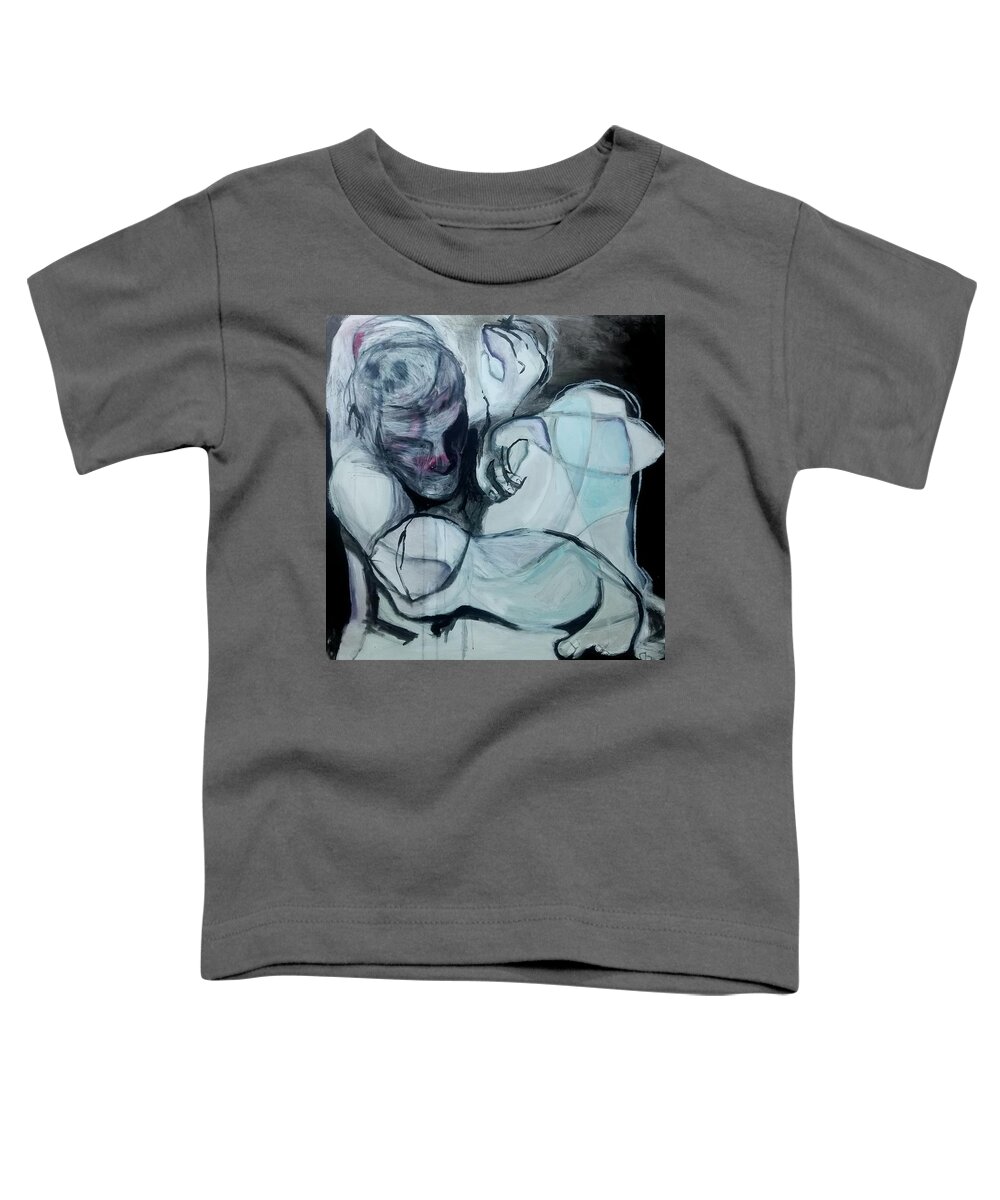 Man Toddler T-Shirt featuring the painting Physical Integrity by Helen Syron