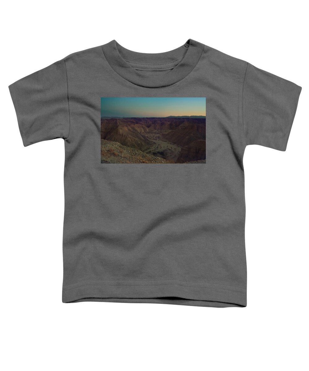 Borrego Badlands Toddler T-Shirt featuring the photograph Please Stay Just a Little Bit Longer by Laurie Search