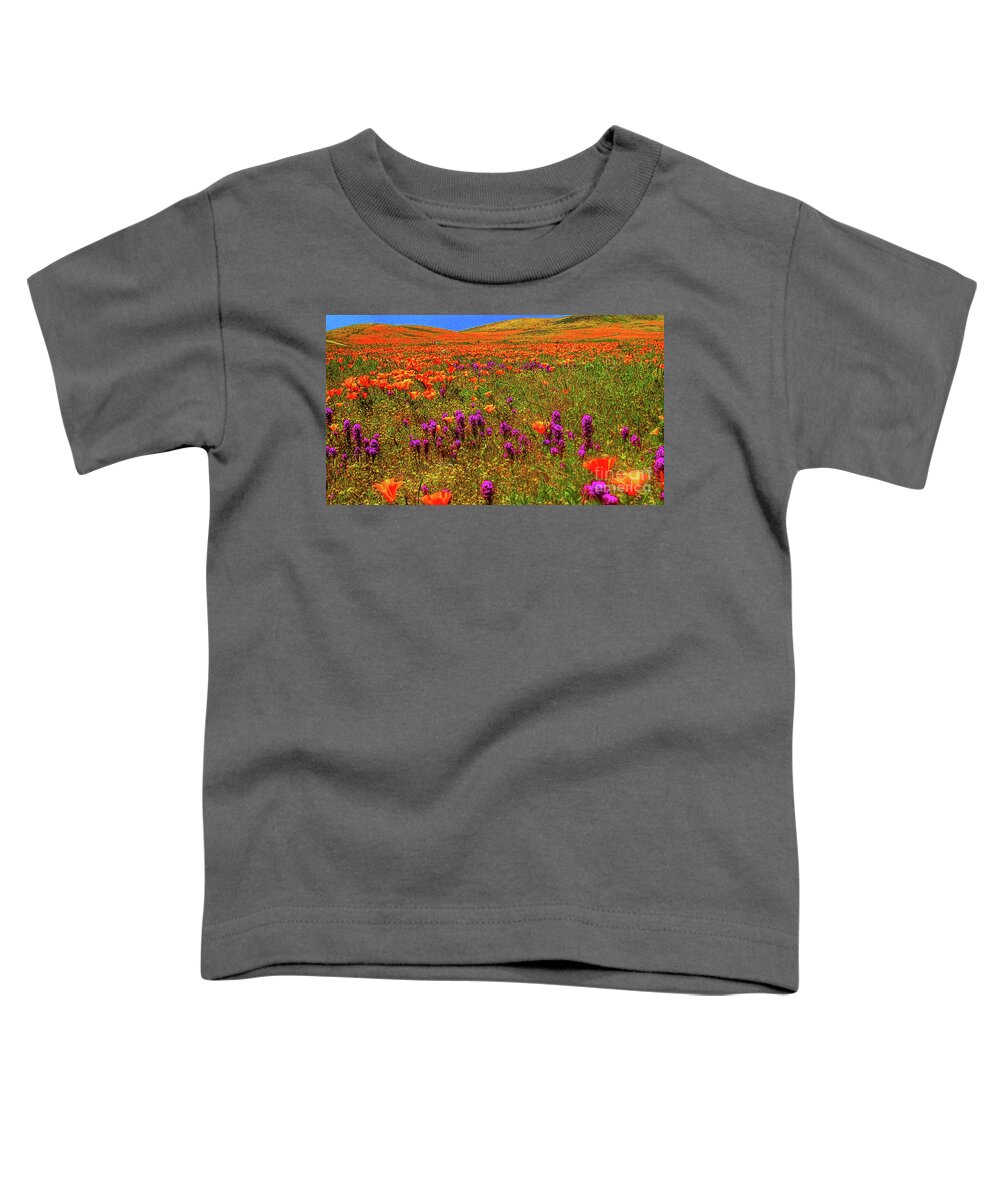 Wild Flowers Toddler T-Shirt featuring the photograph Poppies by Mark Jackson