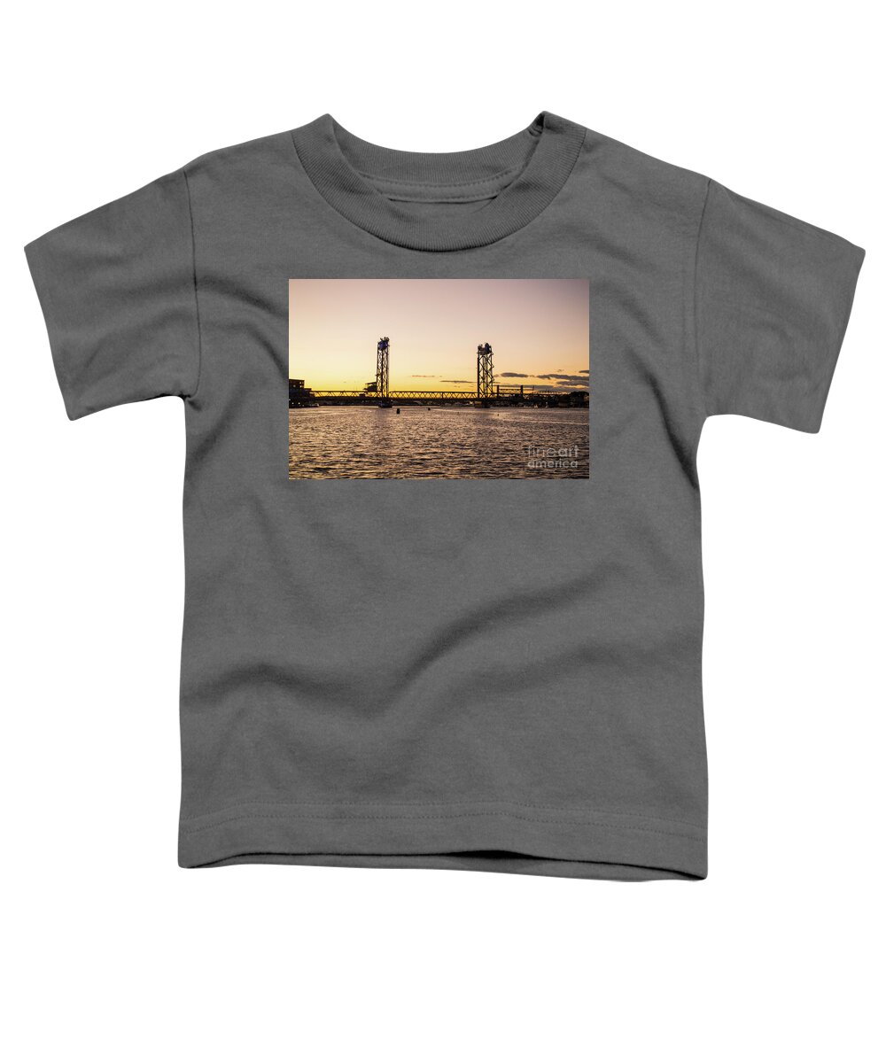 Portsmouth Toddler T-Shirt featuring the photograph Portsmouth at Dusk by Kevin Fortier