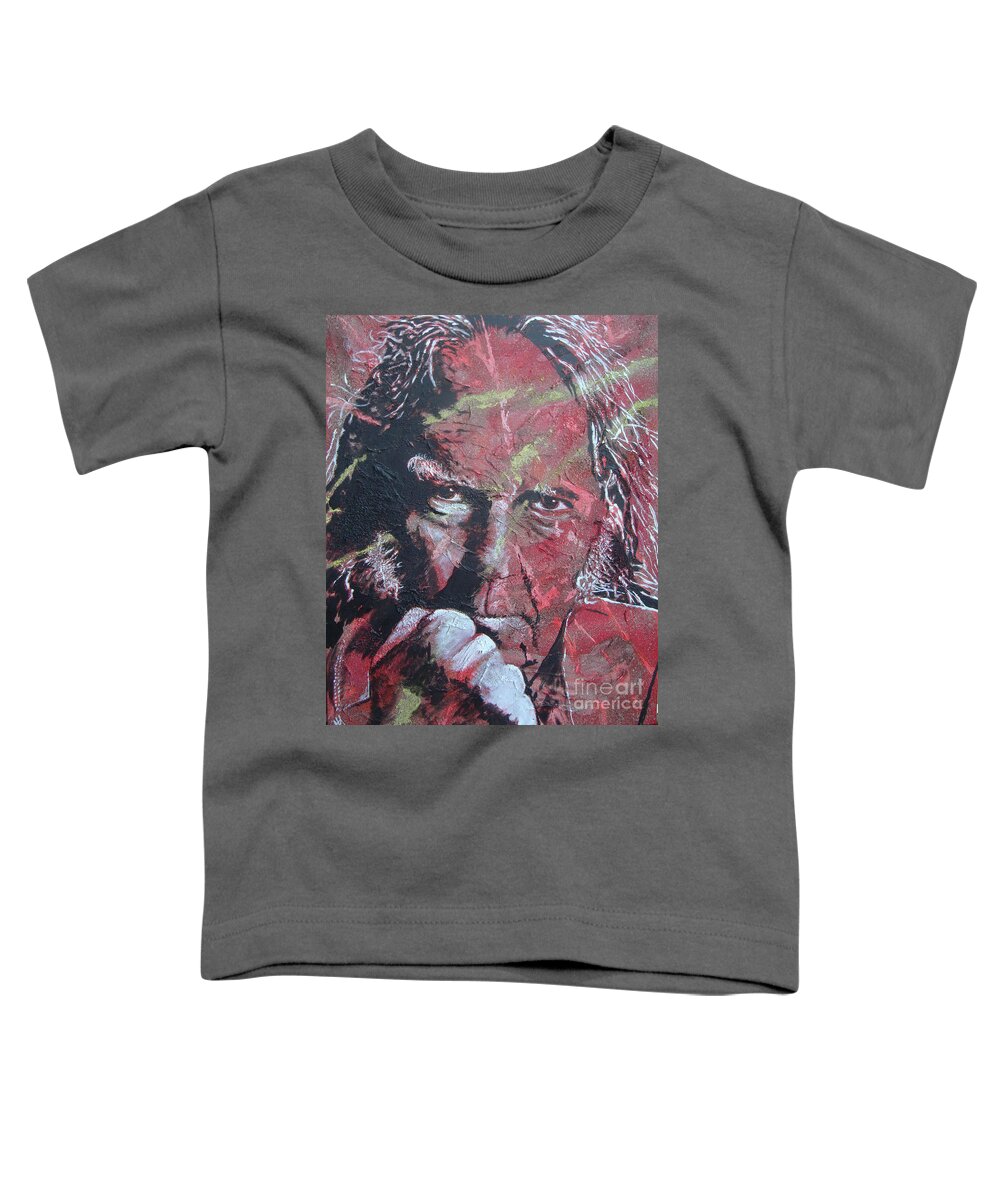 Neil Young Toddler T-Shirt featuring the painting Powderfist by Stuart Engel