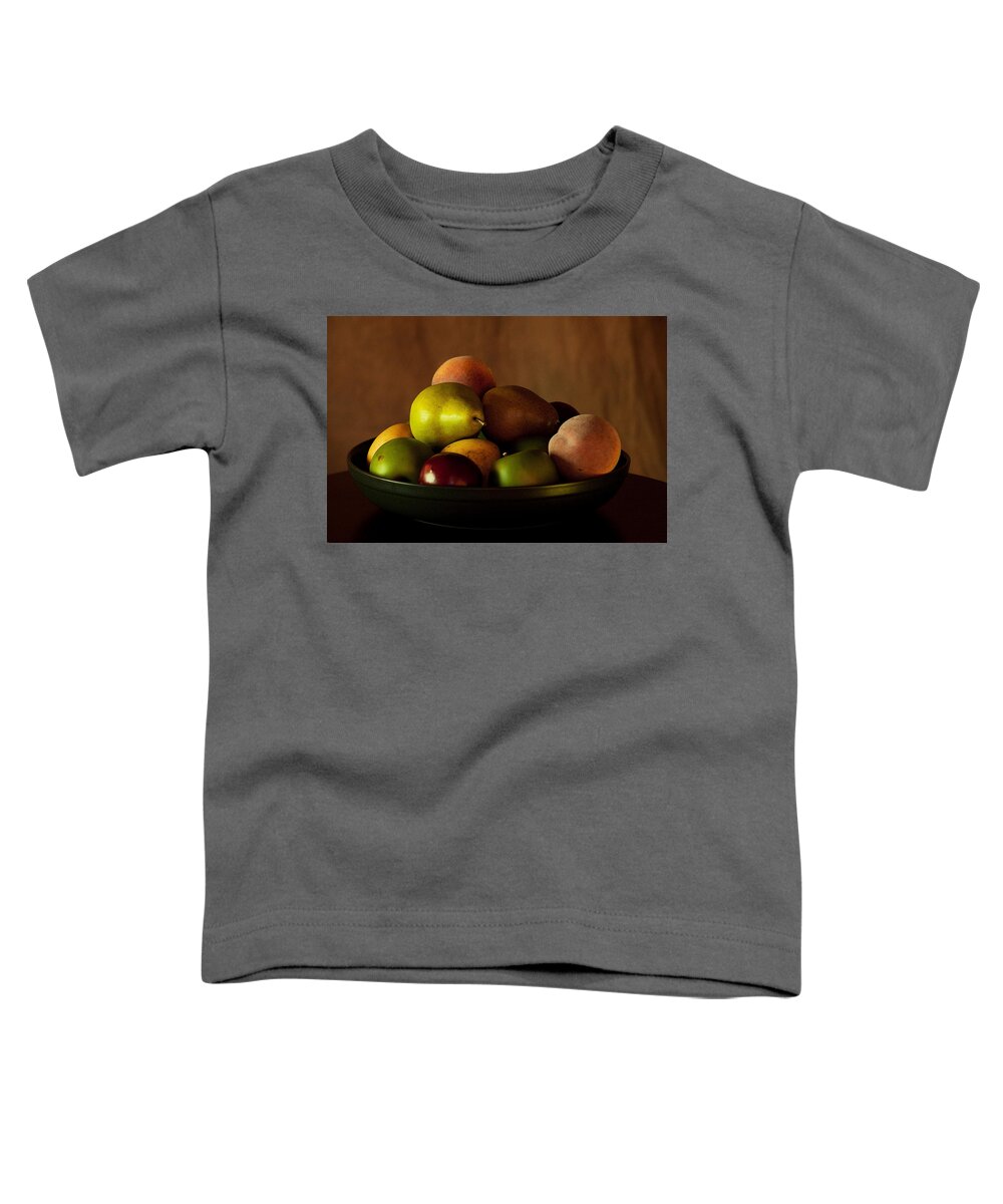 Fruit Bowl Toddler T-Shirt featuring the photograph Precious Fruit Bowl by Sherry Hallemeier
