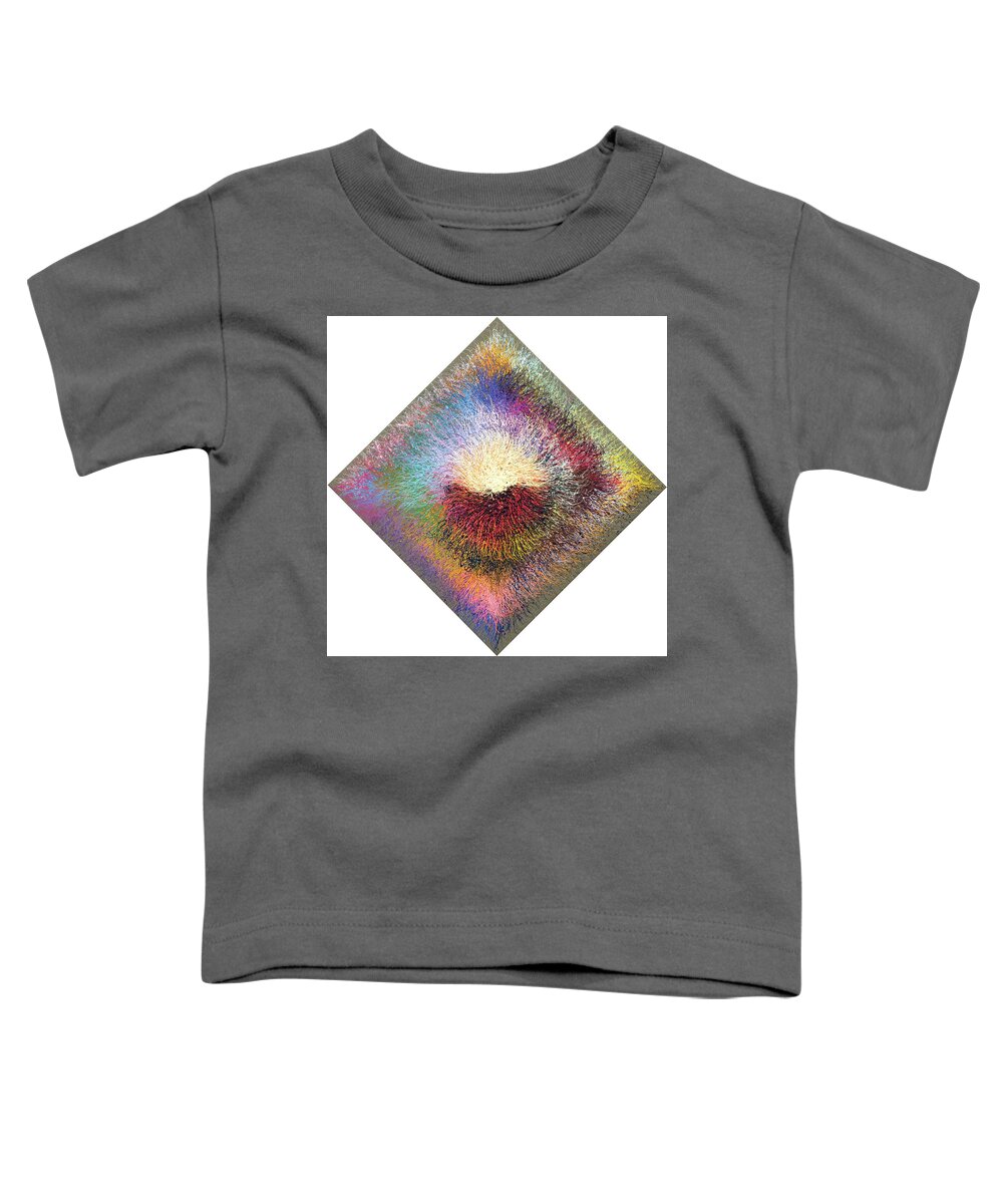 Color Toddler T-Shirt featuring the painting Precursor Number Eight by Stephen Mauldin