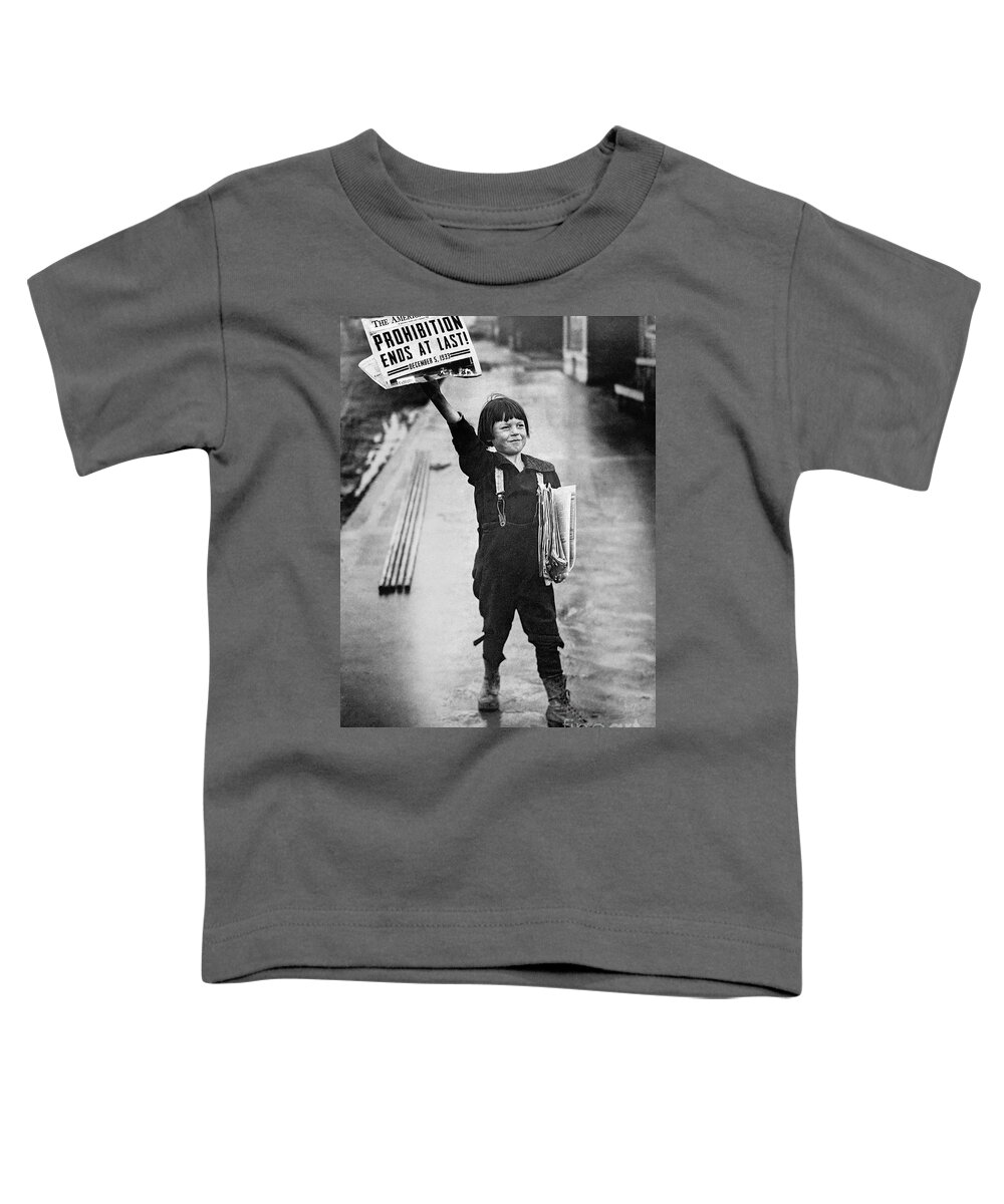 Prohibition Toddler T-Shirt featuring the photograph Prohibition Ends by Jon Neidert