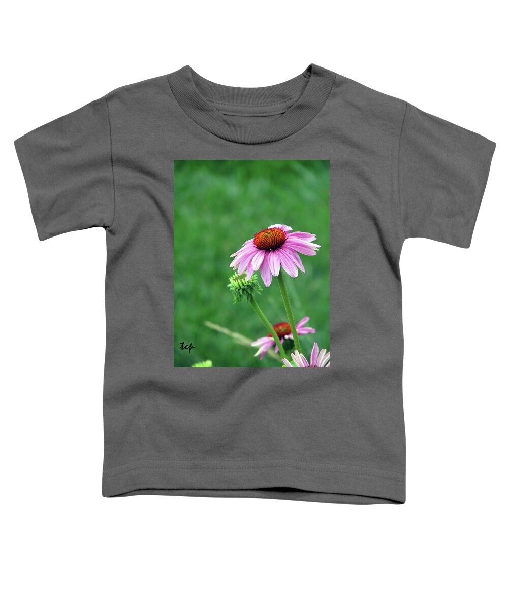 Purple Toddler T-Shirt featuring the photograph Purple Cone by Traci Cottingham