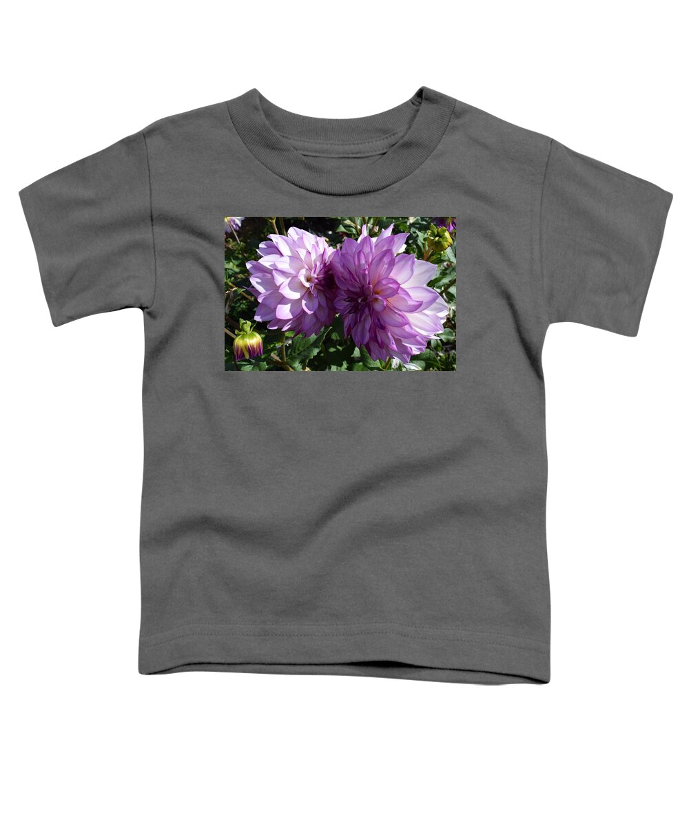 Purple Flower Toddler T-Shirt featuring the photograph Purple Prettiness by Gallery Of Hope 