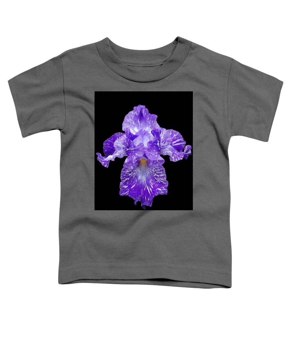 Iris Toddler T-Shirt featuring the photograph Purple Streaker by GeeLeesa Productions