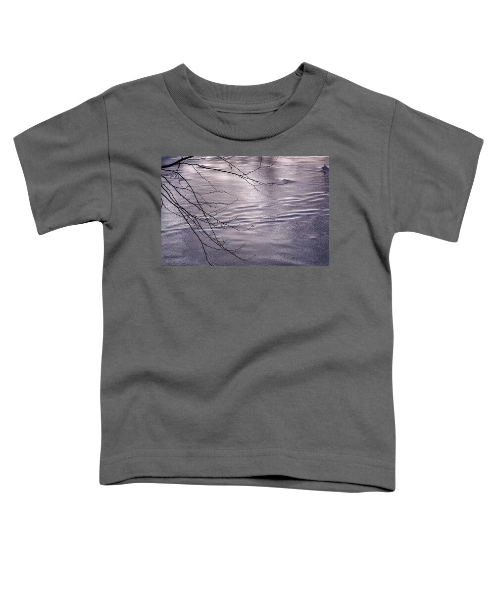 Dummerston Vermont Quarry Toddler T-Shirt featuring the photograph Quarry Ice by Tom Singleton