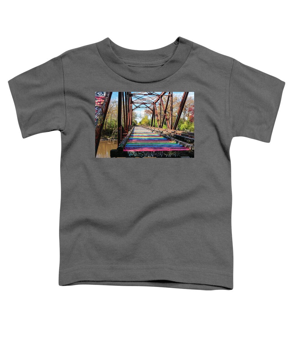 Cook County Forest Preserve Toddler T-Shirt featuring the photograph Rainbow Bridge by Todd Bannor