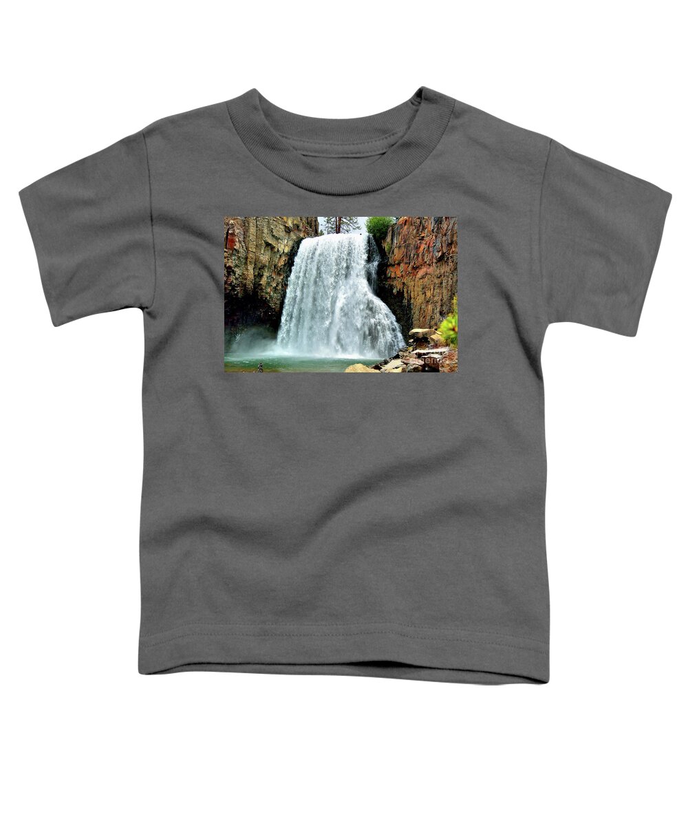 California Toddler T-Shirt featuring the photograph Rainbow Falls 16 by Joe Lach