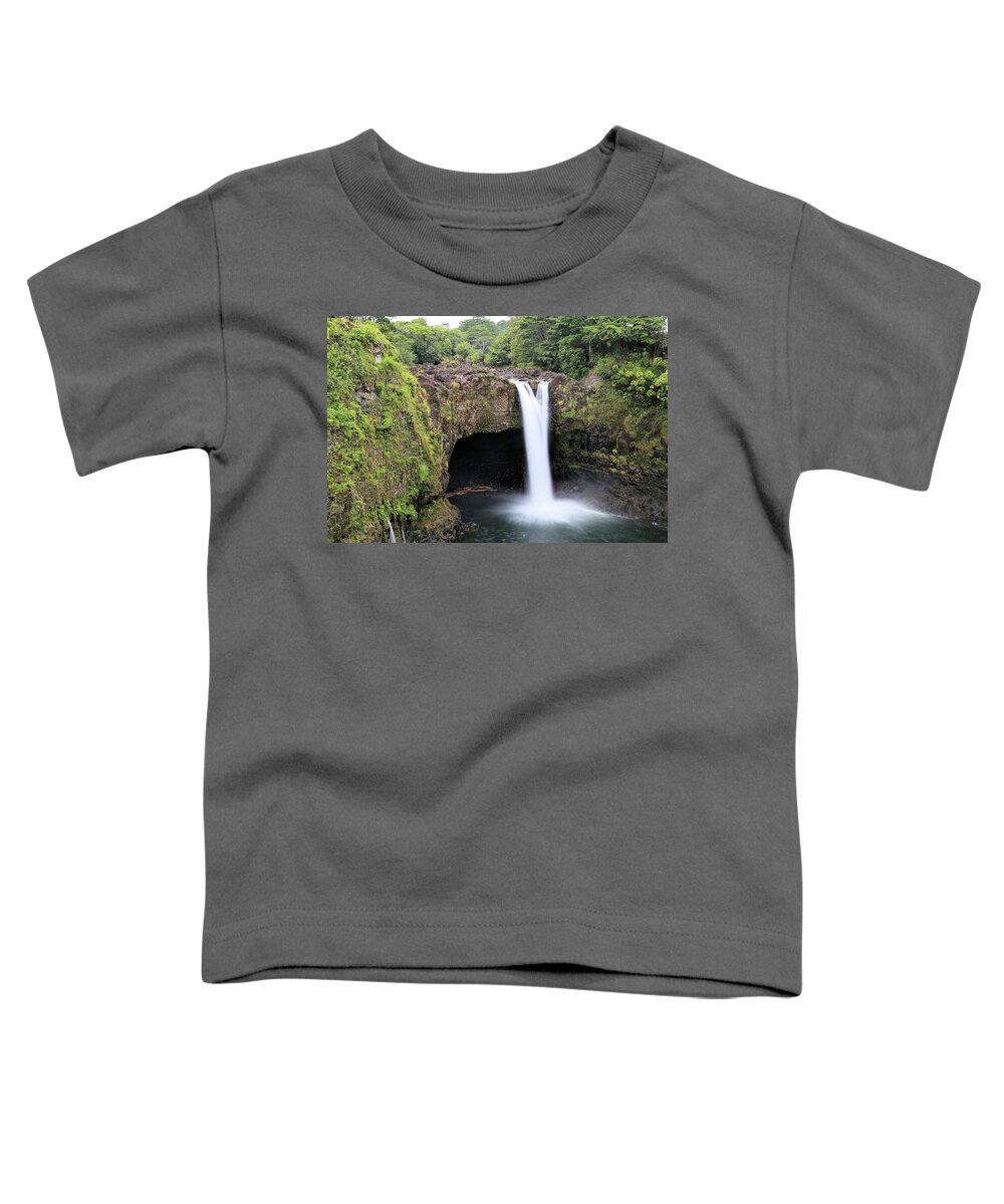 Photosbymch Toddler T-Shirt featuring the photograph Rainbow Falls by M C Hood