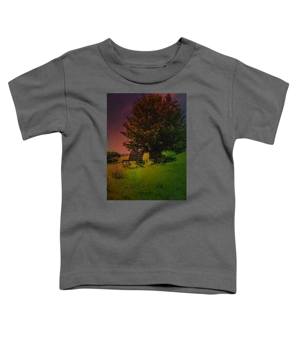 Rainbow Toddler T-Shirt featuring the photograph Rainbow sunset by Trystan Oldfield