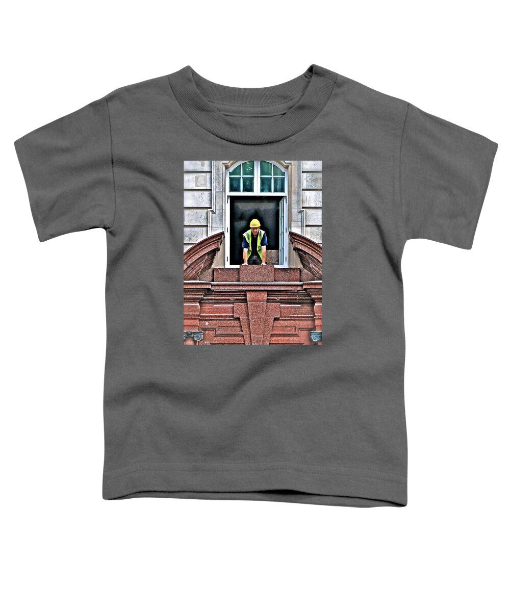 London Toddler T-Shirt featuring the photograph Rebuilding London by Ira Shander