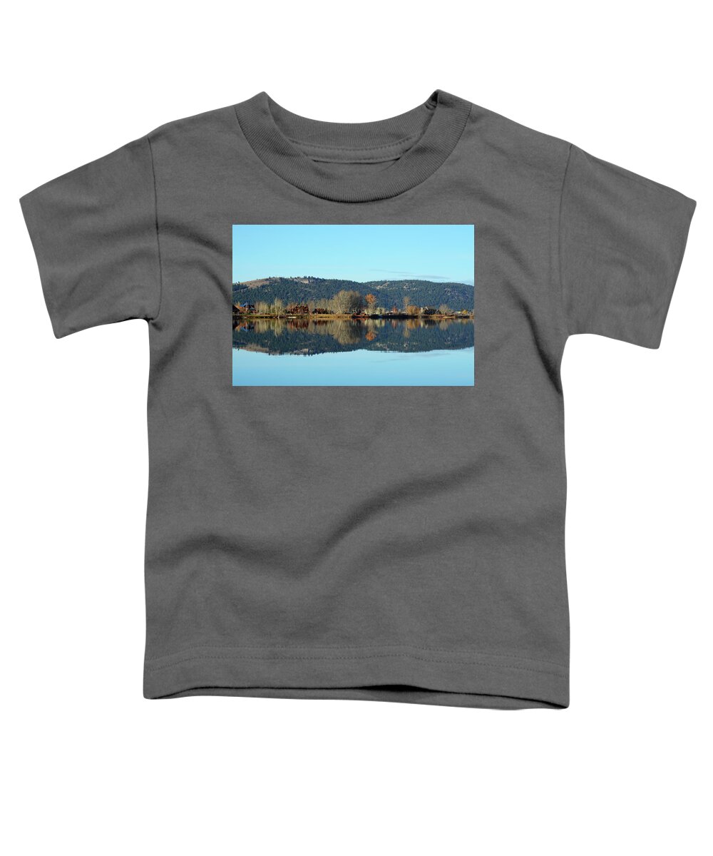 Slough Toddler T-Shirt featuring the photograph Reflections on the Slough by Whispering Peaks Photography