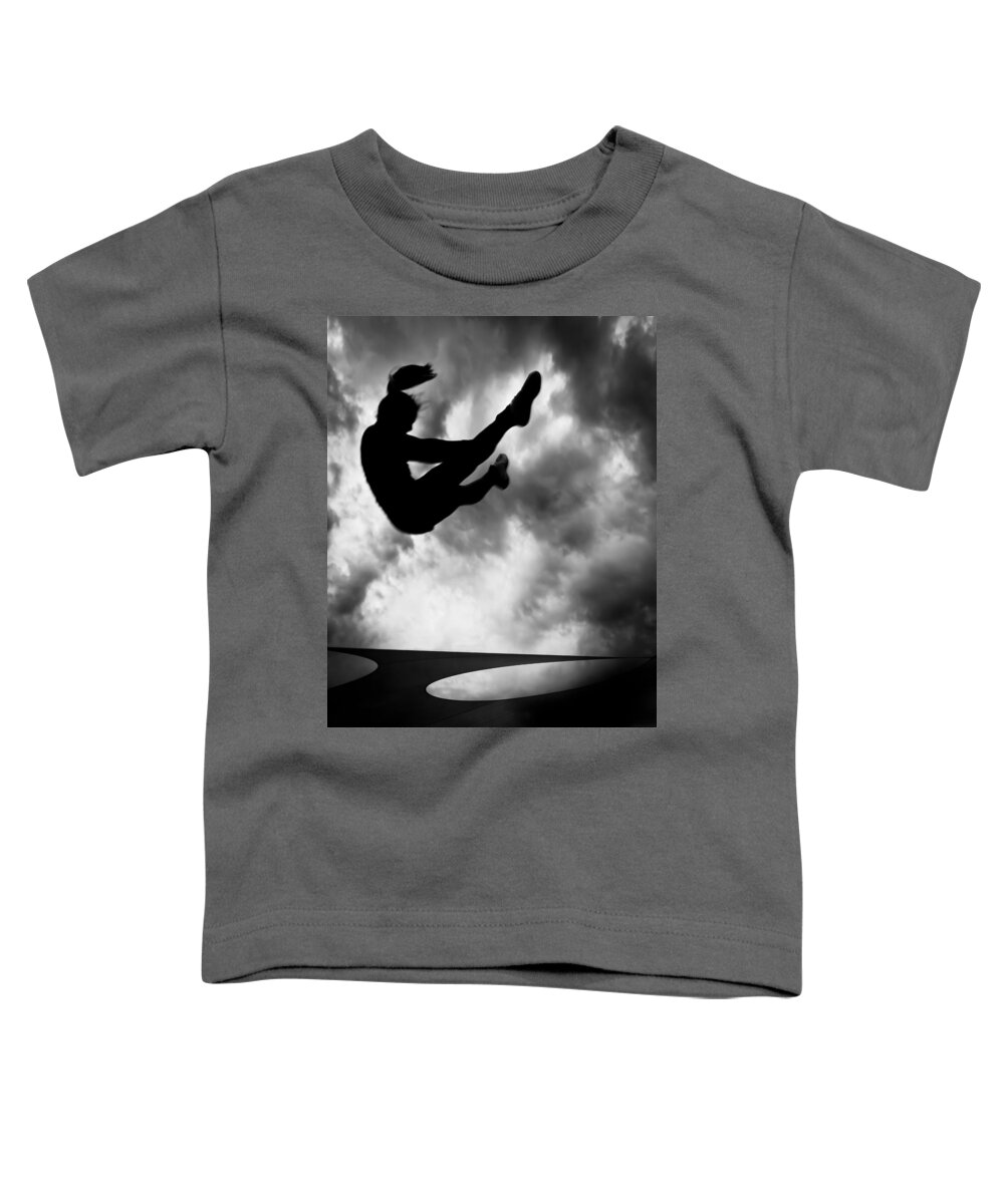 Adventure Toddler T-Shirt featuring the photograph Returning to Earth by Bob Orsillo