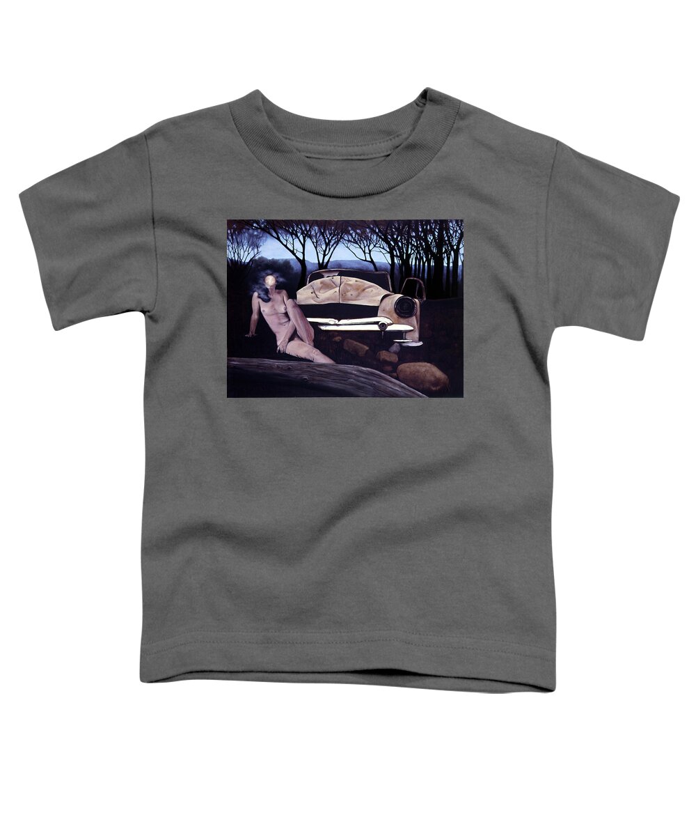 Nude Toddler T-Shirt featuring the painting River by William Stoneham