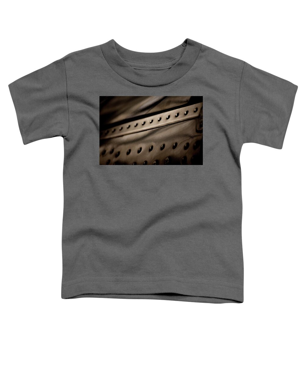 Metal Toddler T-Shirt featuring the photograph Rivets by Paul Job