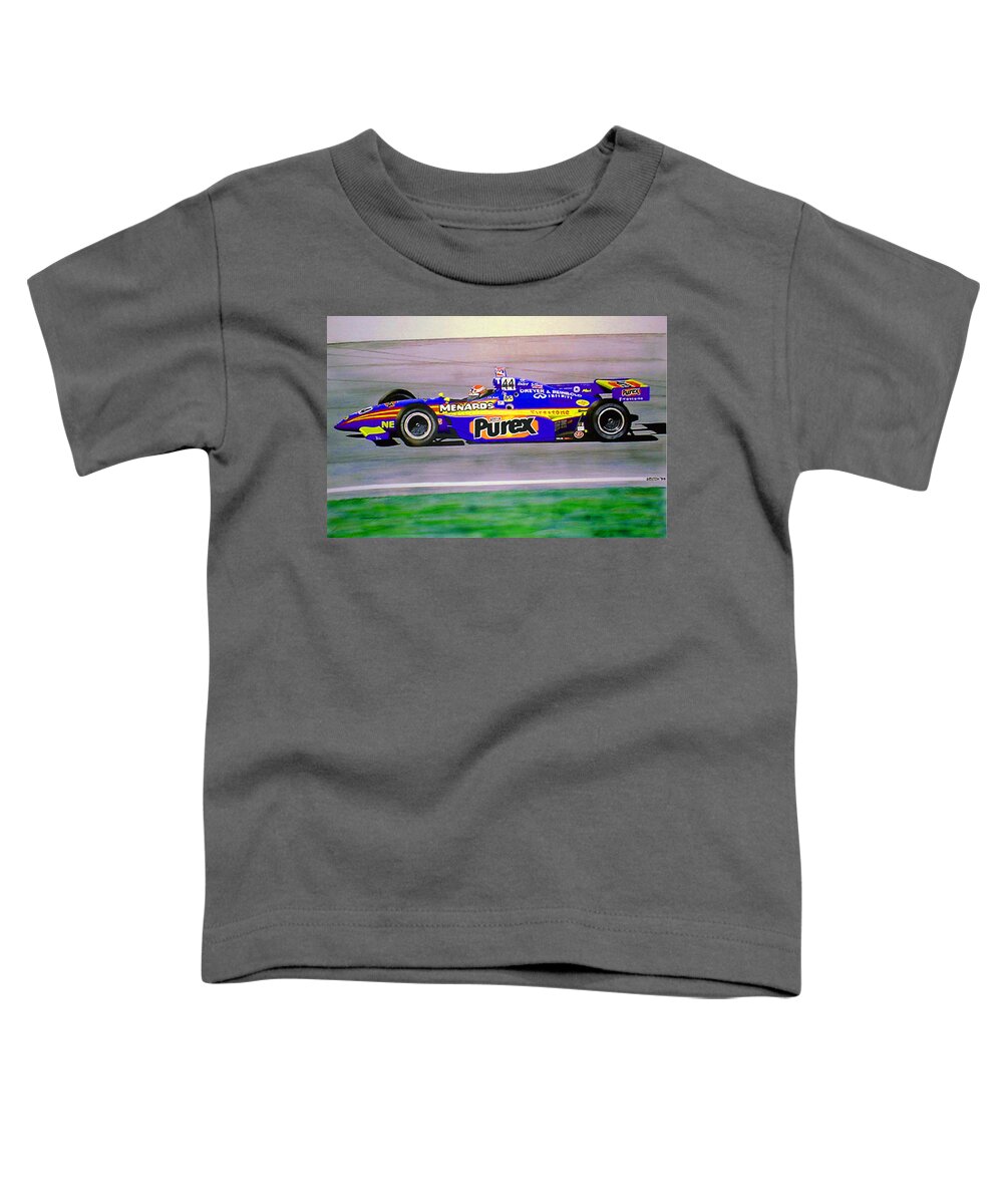 Robbie Buhl - Orlando Indy Car winner Toddler T-Shirt by James Smith - Fine  Art America