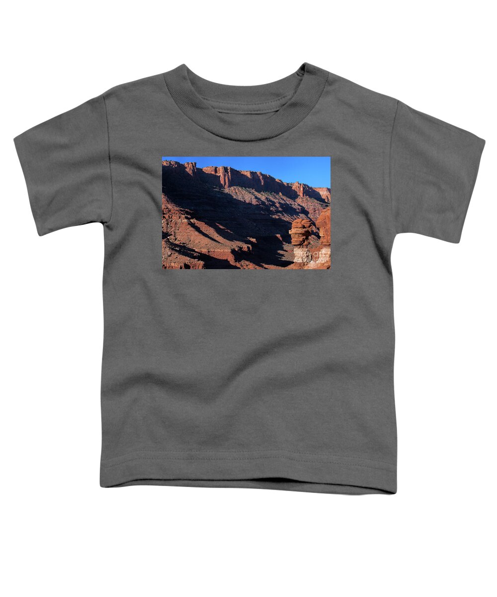 Canyonlands Landscape Toddler T-Shirt featuring the photograph Rock Sentry by Jim Garrison