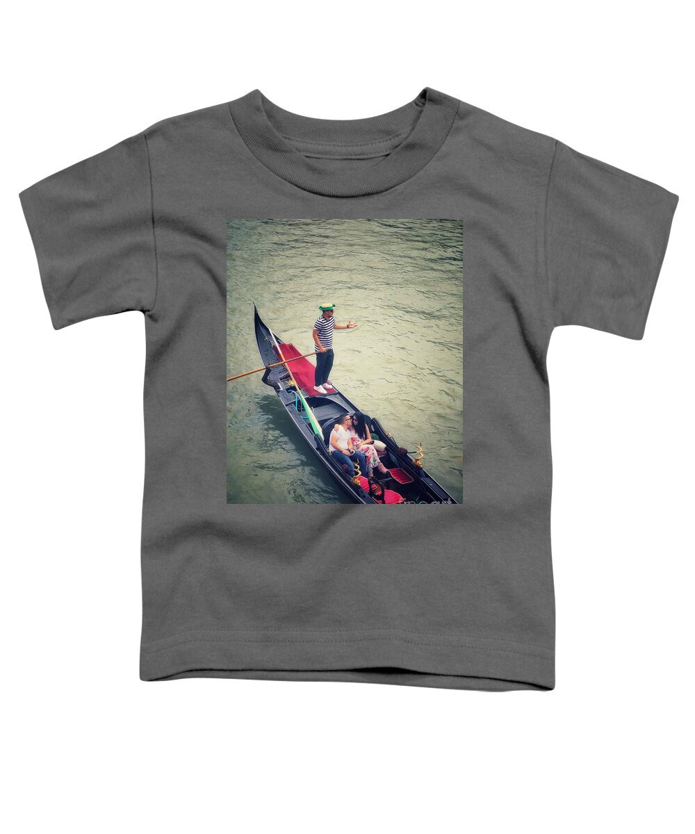 Gondola Toddler T-Shirt featuring the photograph Romance is in the Air by Diana Rajala