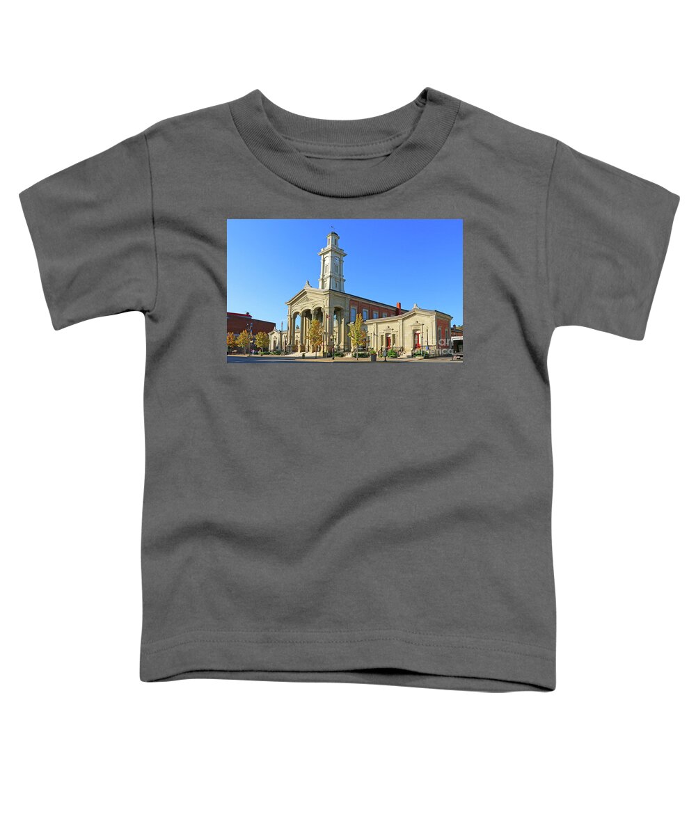 Ross County Courthouse Toddler T-Shirt featuring the photograph Ross County Courthouse in Chillicothe Ohio 5701 by Jack Schultz
