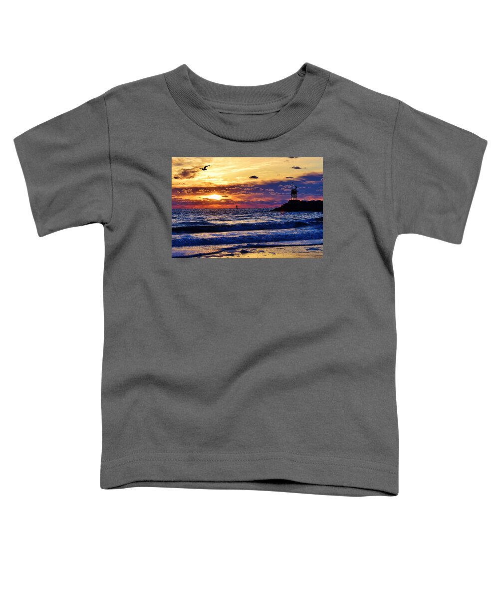 Sunrise Toddler T-Shirt featuring the photograph Rudee's Beauty by Nicole Lloyd