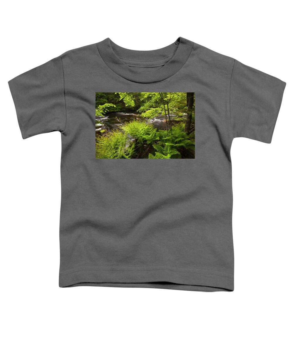 River Toddler T-Shirt featuring the photograph Sackville River In Late Spring #1 by Irwin Barrett