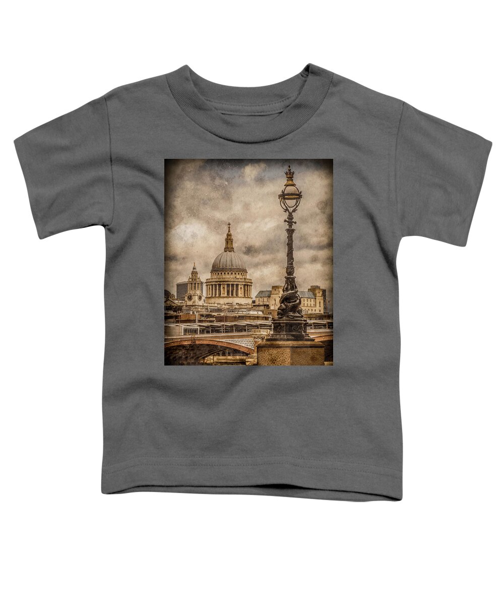 England Toddler T-Shirt featuring the photograph London, England - Saint Paul's by Mark Forte
