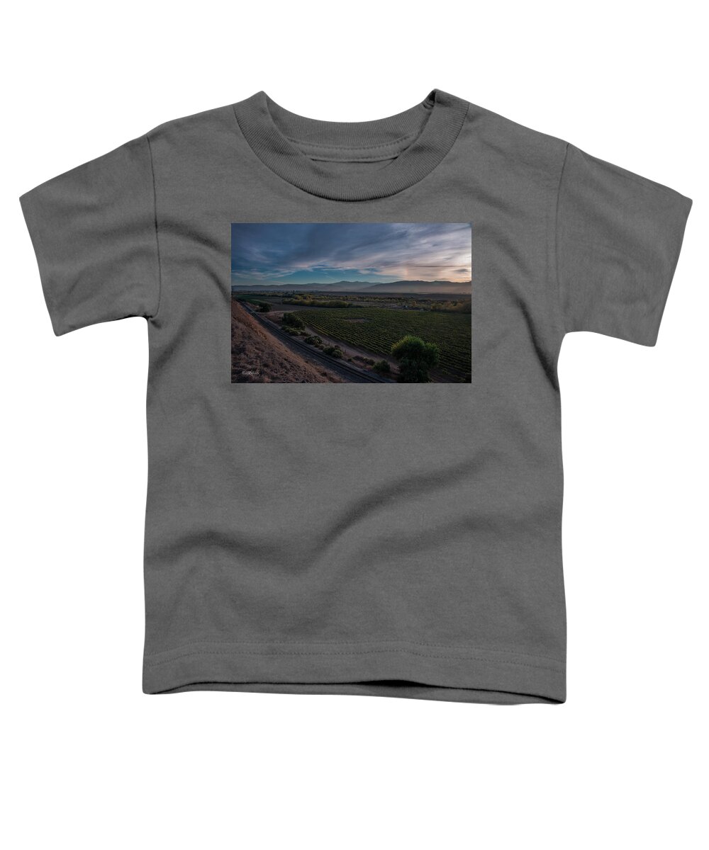 Central California Coast Toddler T-Shirt featuring the photograph Salinas Valley Before Sundown by Bill Roberts