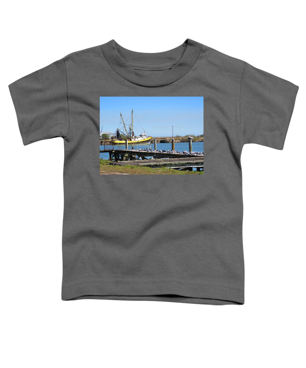 Shrimp Boat Toddler T-Shirt featuring the photograph Salvador R by Keith Stokes