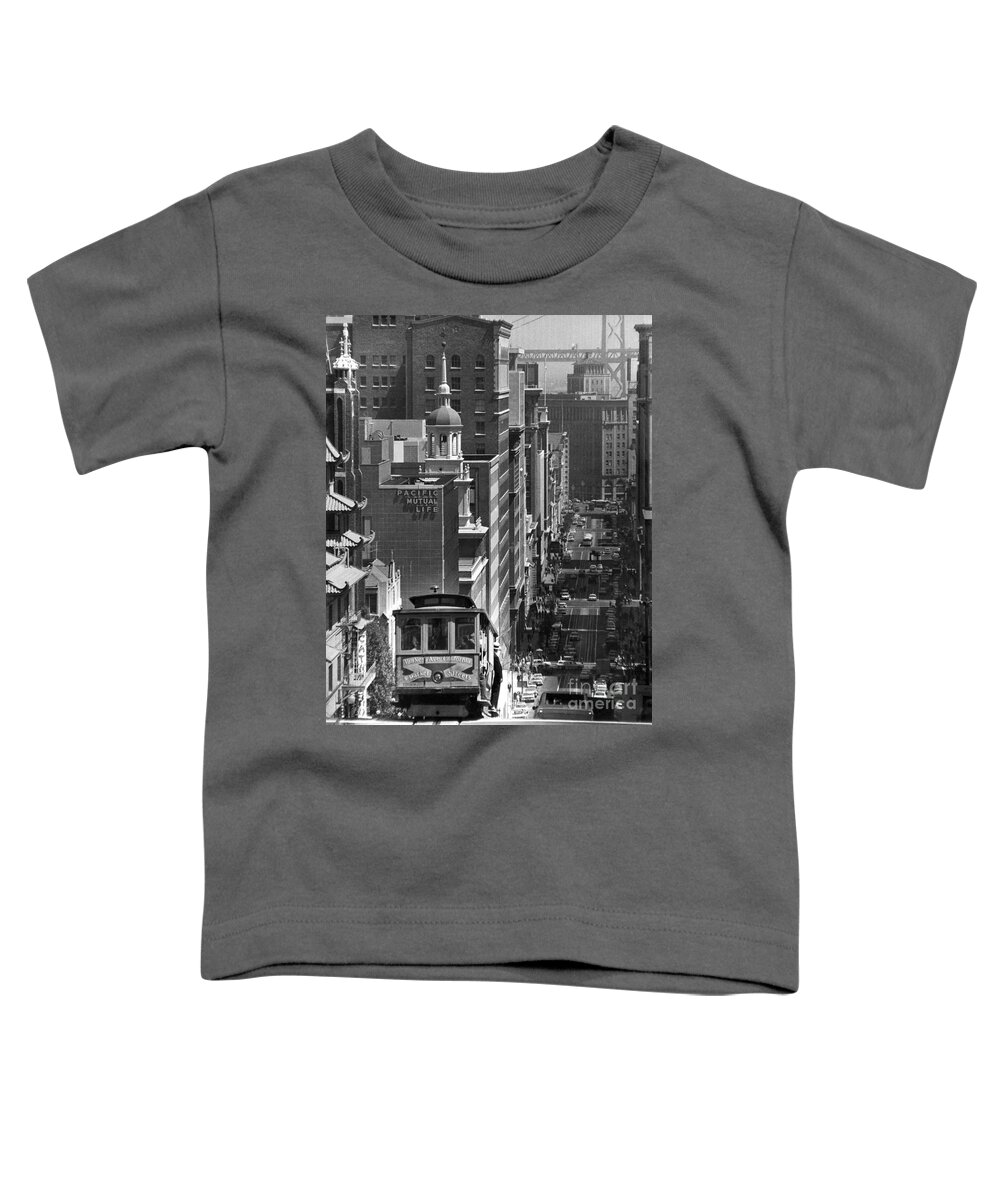 1950 Toddler T-Shirt featuring the photograph SAN FRANCISCO, c1950 by Granger