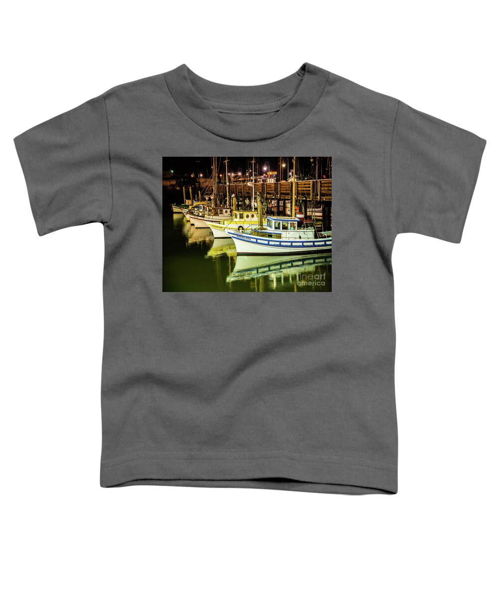 San Francisco Fisherman's Wharf Toddler T-Shirt featuring the photograph San Francisco Fisherman's Wharf by Michael Tidwell