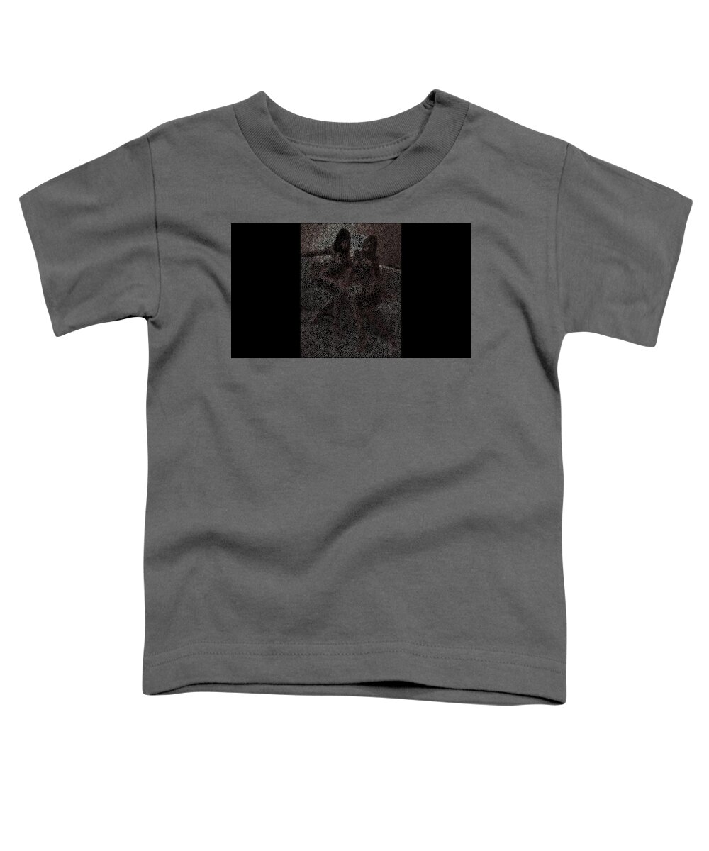 Vorotrans Toddler T-Shirt featuring the digital art Sand Panthers by Stephane Poirier
