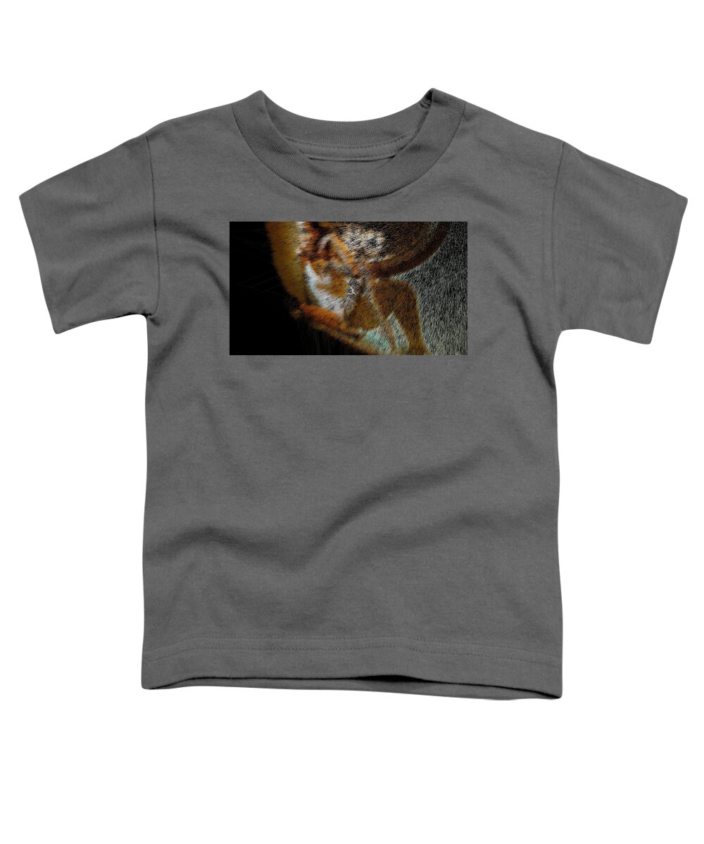 Vorotrans Toddler T-Shirt featuring the digital art Sand Snow Reflection by Stephane Poirier
