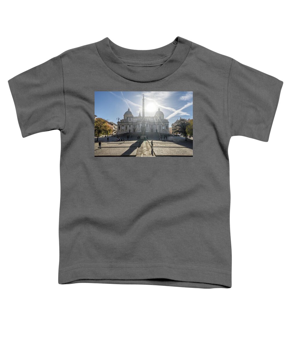 Architecture Toddler T-Shirt featuring the photograph Santa Maria Maggiore by James Billings