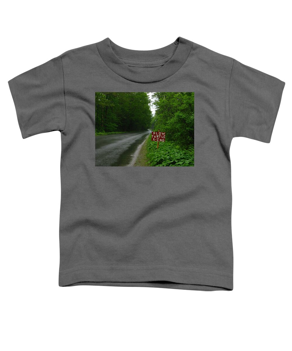 Turtle Toddler T-Shirt featuring the photograph Saving the Turtles by Bill Tomsa