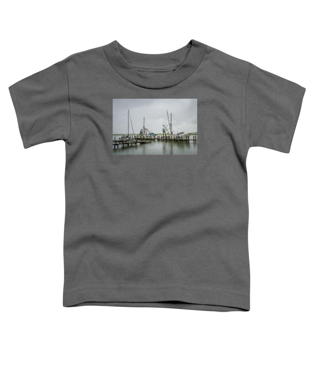 Sea Toddler T-Shirt featuring the photograph SC Shrimping by John Kirkland