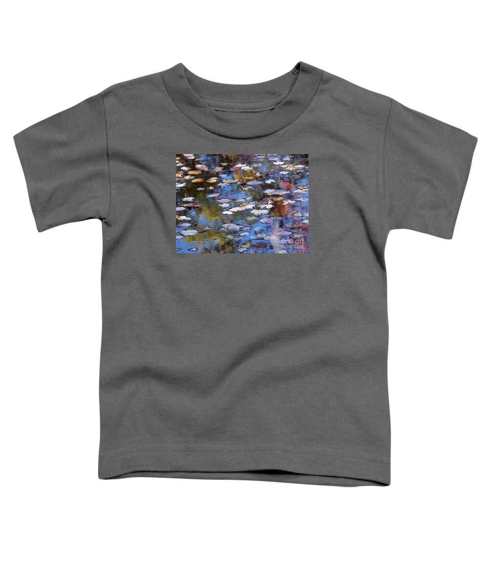 Abstract Toddler T-Shirt featuring the photograph Scituate Autumn Abstract II 2015 by Lili Feinstein