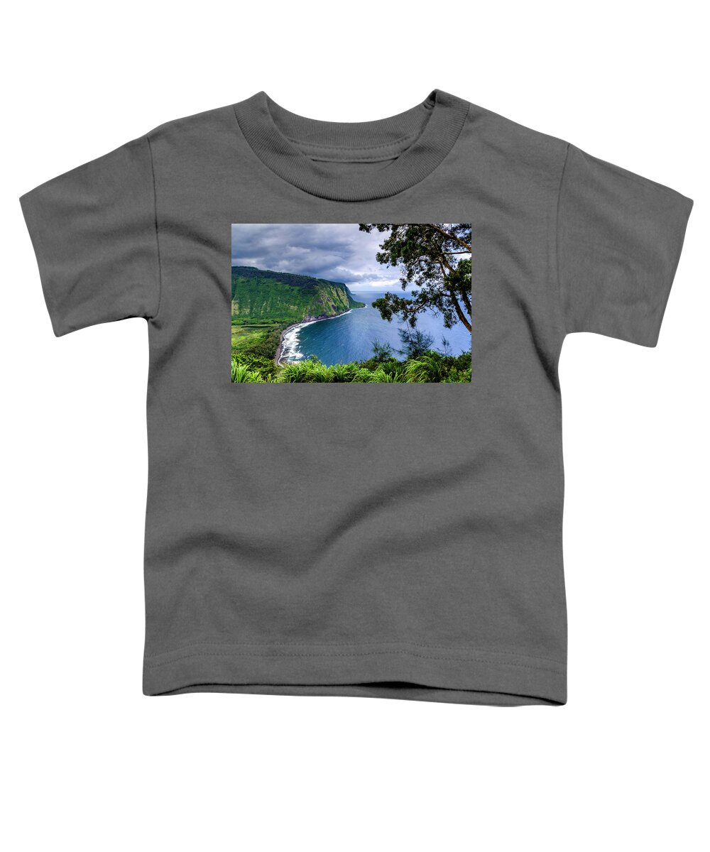 Tropical Toddler T-Shirt featuring the photograph Sea Cliffs by Daniel Murphy