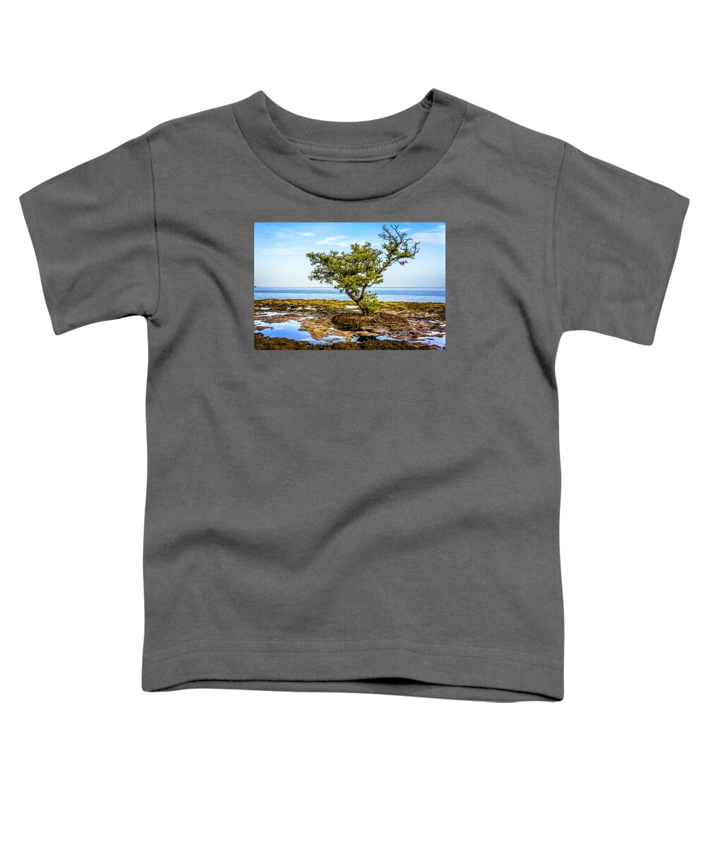 Beach Toddler T-Shirt featuring the photograph Sea Tree by Camille Lopez