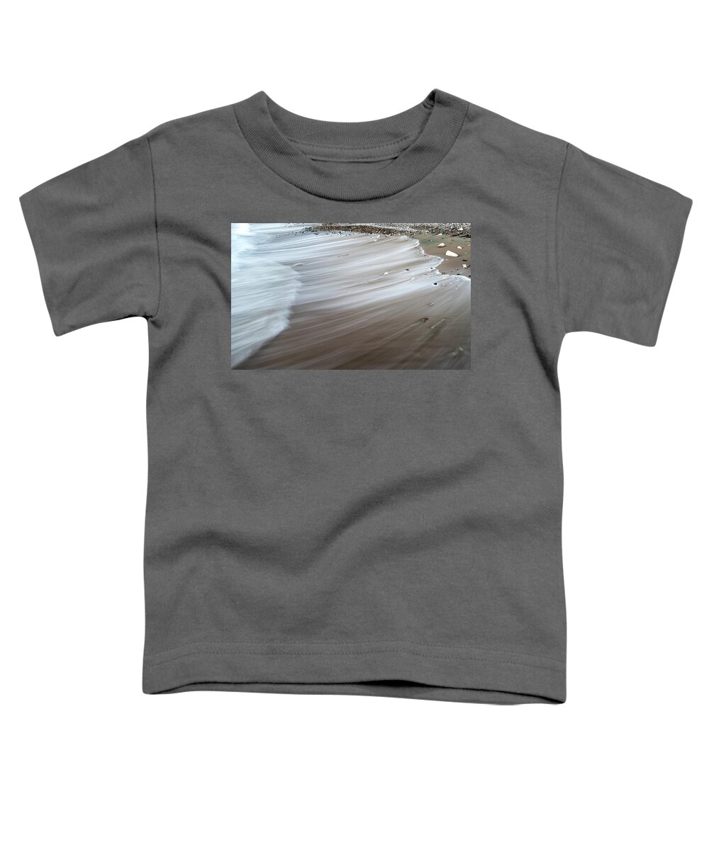 Coastline Toddler T-Shirt featuring the photograph Sea water nature abstract background by Michalakis Ppalis