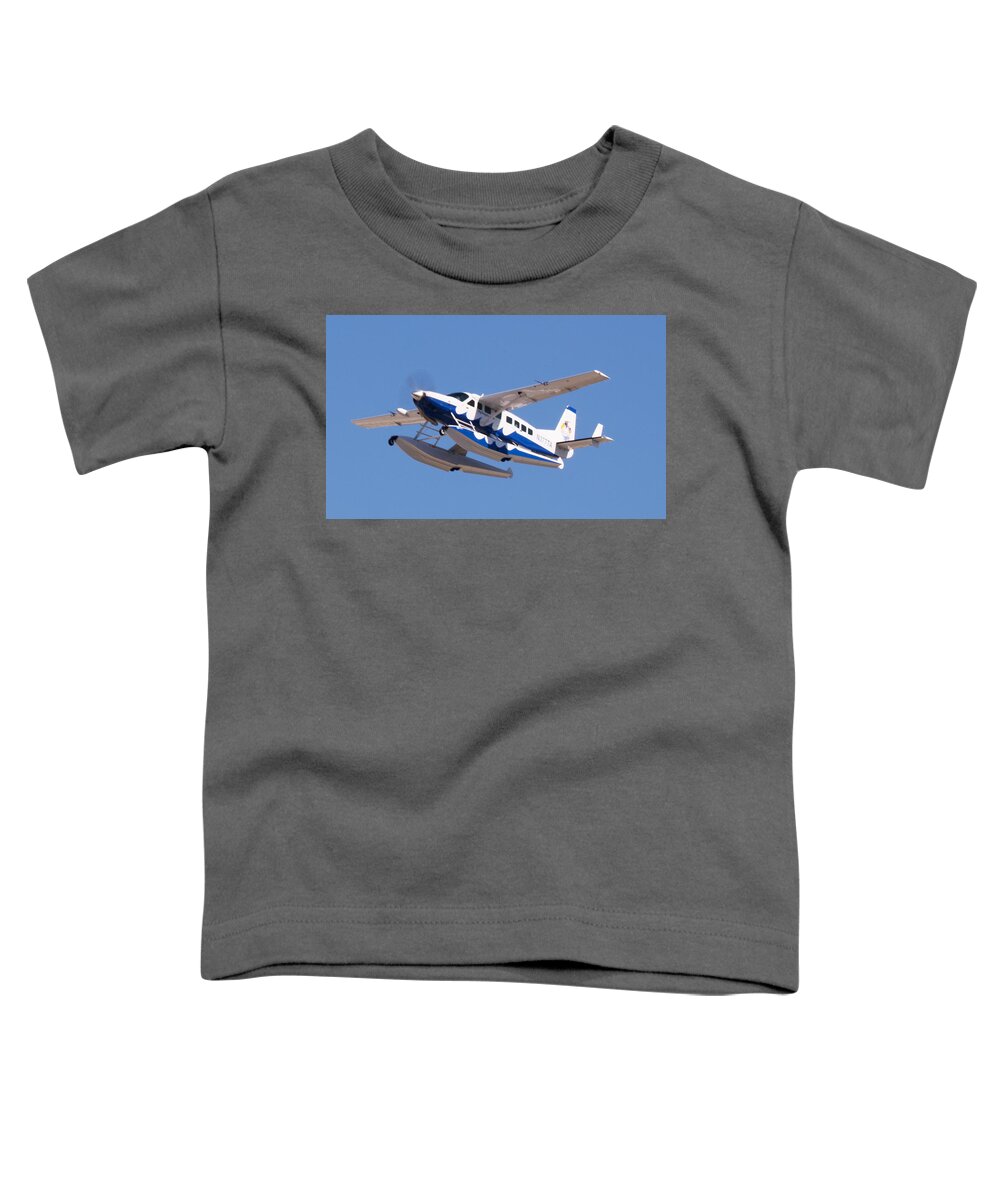 Seaplane Toddler T-Shirt featuring the photograph Seaplane by Dart Humeston
