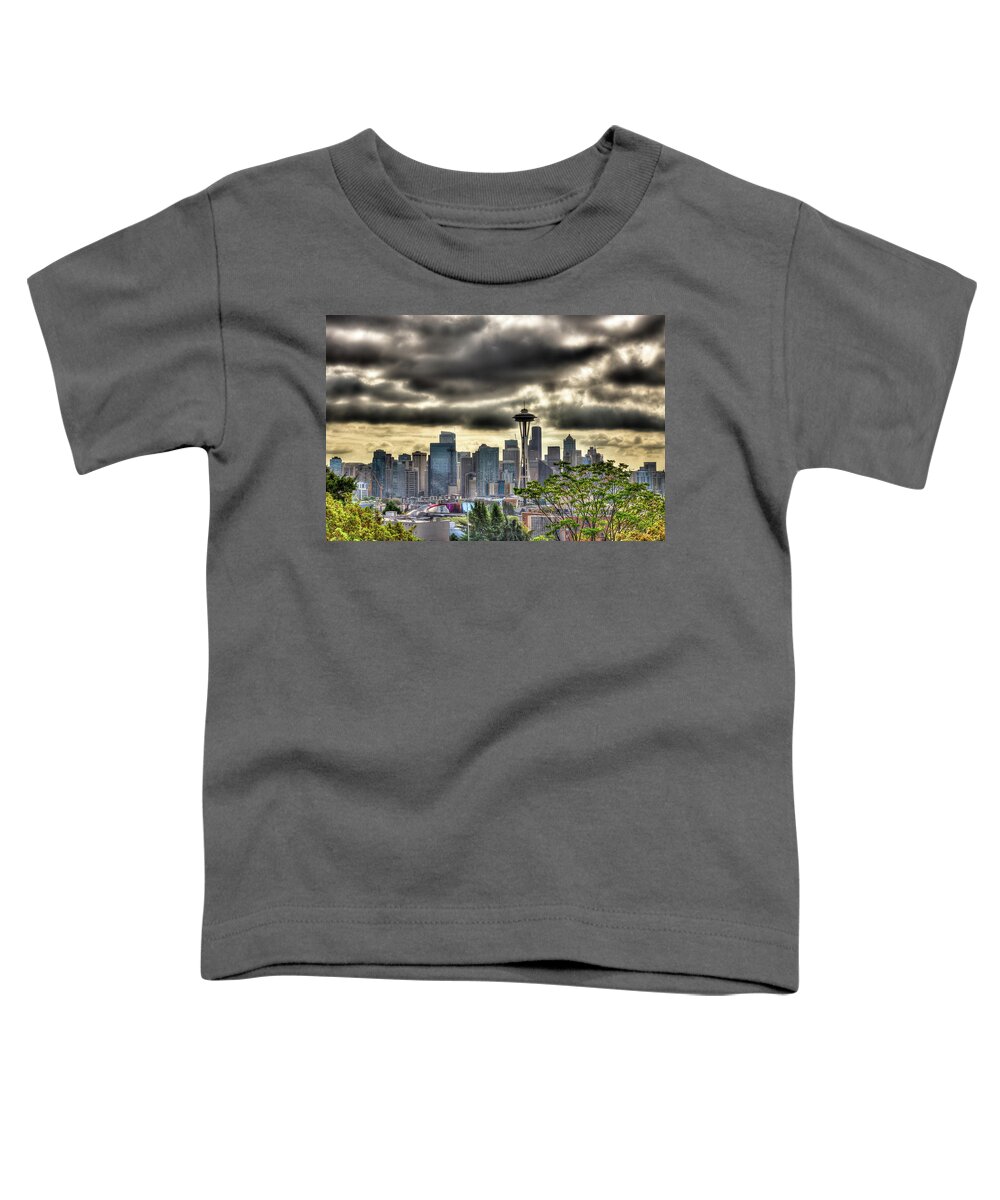Seattle Washington Toddler T-Shirt featuring the photograph Seattle Washington by David Patterson