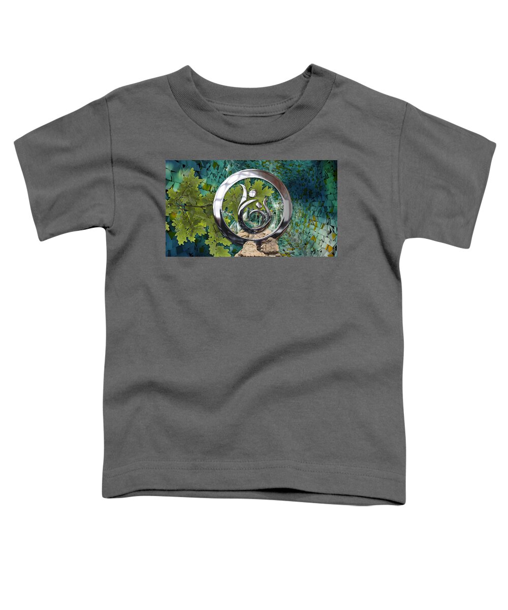 Heal Toddler T-Shirt featuring the mixed media Secrets by Marvin Blaine