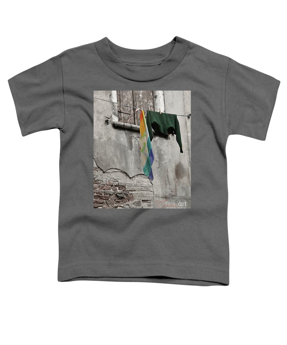 Simple Toddler T-Shirt featuring the photograph Semplicita - Venice by Tom Cameron