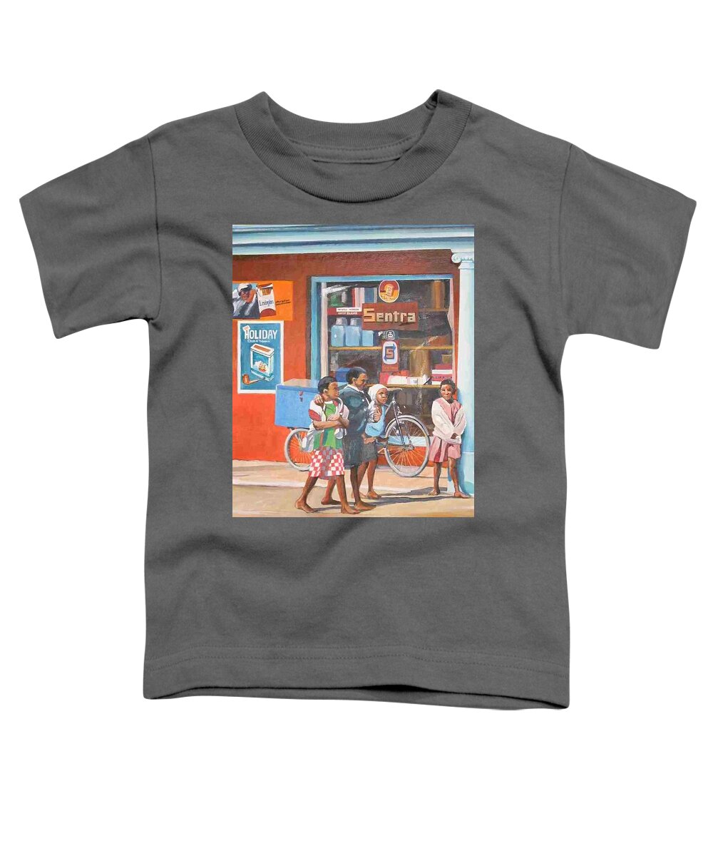 Shop Toddler T-Shirt featuring the painting Sentra by Tim Johnson